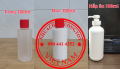 Chai nhựa 0.5 lít đựng dung dịch, chai lọ 500ml đựng kiềm, chai 500ml vuông đựng axit