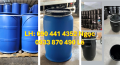 Bán thùng phuy nhựa 100L, thùng phuy nhựa 100 lít cũ trồng rau, thùng phuy nhựa 100 lít nắp kín