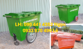 Xe thu gom rác 1000 lít, bán xe đẩy rác 660 lít, thùng rác composite 4 bánh xe 1000L
