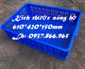 Sọt nhựa chứa rau củ ở cửa hàng tiện ích, sóng nhựa rỗng, sọt cao 15 tại Long Biên