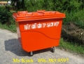 bán thùng rác nhựa, thùng rác composite, thùng rác 120 lít