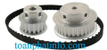 Puly đai răng các hệ răng 3M, 5M, 8M, T5,