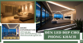 Tư vấn lắp đặt đèn LED cho phòng khách tại Đà Nẵng
