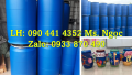 Thùng phuy nhựa 220 lít đựng hóa chất, thùng phuy nhựa 120 lít đựng nguyên liệu chế biến thực phẩm, thuốc tây