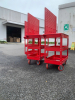 Xe đẩy 3 ngăn – Bảng treo khay nhựa KT: 738×570- bảng treo dụng cụ