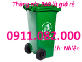 Thùng rác 240 lít giá rẻ tại vĩnh long, thùng rác 240 lít hàng mới 100%- lh 0911082000