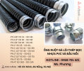 Ống ruột gà lõi thép bọc nhựa PVC và đầu nối tại Đà Nẵng, Hà Nội, Hồ Chí Minh