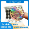 Làm tem 7 màu theo yêu cầu tại In Hoa Long