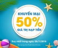 MobiFone tặng 50% cho thuê bao trả sau nạp tiền trong ngày 25/07/2018