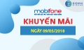 MobiFone khuyến mãi nạp tiền trả trước ngày 09/05/2018