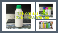 Chai thủy tinh 250ml đựng hóa chất nhiệt độ cao, chai nhựa HDPE 500ml, chai 1 lít vuông nắp garenti