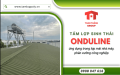 Tấm lợp sinh thái Onduline kháng hóa chất, độ bền cao được ứng dụng trong lợp mái nhà máy, phân xưởng công nghiệp