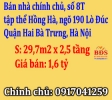 Cần bán nhà 2,5 tầng sổ đỏ chính chủ, số 8T tập thể Hồng Hà, ngõ 190 Lò Đúc, Quận Hai Bà Trưng, Hà Nội