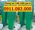 Thùng rác chính hãng giá rẻ- thùng rác hàng chất lượng- lh 0911082000