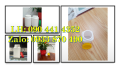 Hủ nhựa 1 ký đựng sơn bột, hủ nhựa 500g đựng bột màu hóa học, hủ nhựa 250g đựng bột màu mực