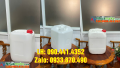 Xưởng sx can nhựa 20 lít đựng hóa chất tại Q12, can nhựa 25 lít vuông đựng H2S04