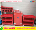 Xe đẩy kèm bảng treo dụng cụ - Tiện ích cho gara, nhà máy