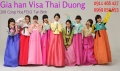 Gia hạn visa cho khách Hàn Quốc