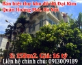 Cần bán biệt thự khu đô thị Đại Kim, Quận Hoàng Mai, Hà Nội